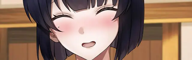 笑顔で宿泊客を迎える花城ハルカ